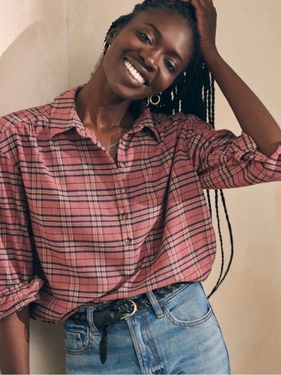 Faherty Tops - Faherty Olli Flannel Button Down XS